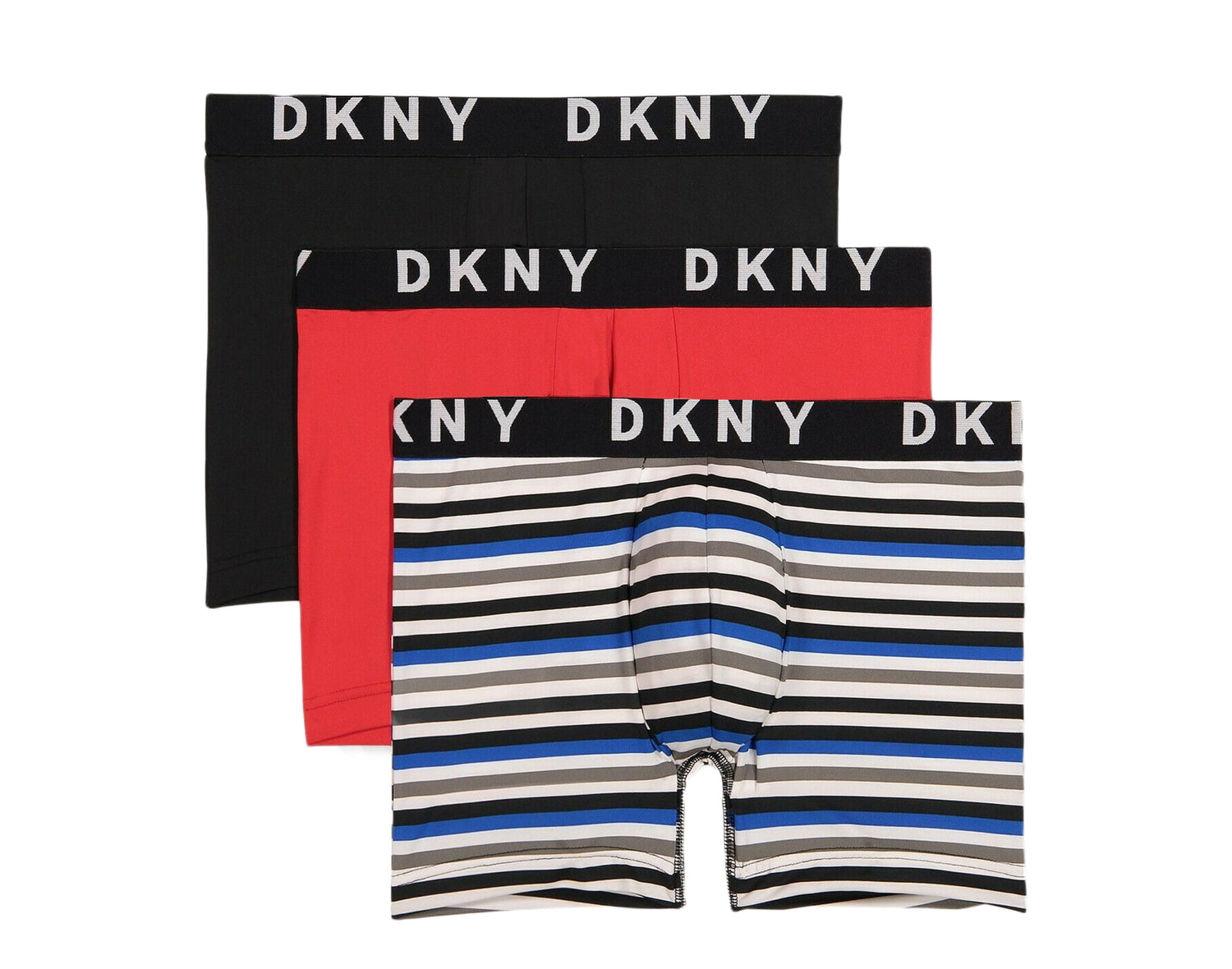 DKNY Microfiber Stretch Boxer Briefs Men's Underwear - 3-Pack