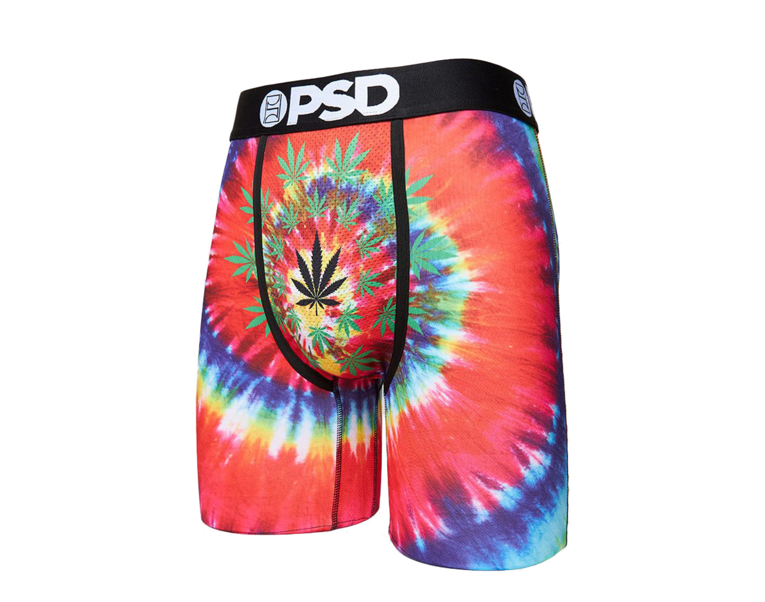 PSD Tie Dye Weed Boxer Briefs Men's Underwear
