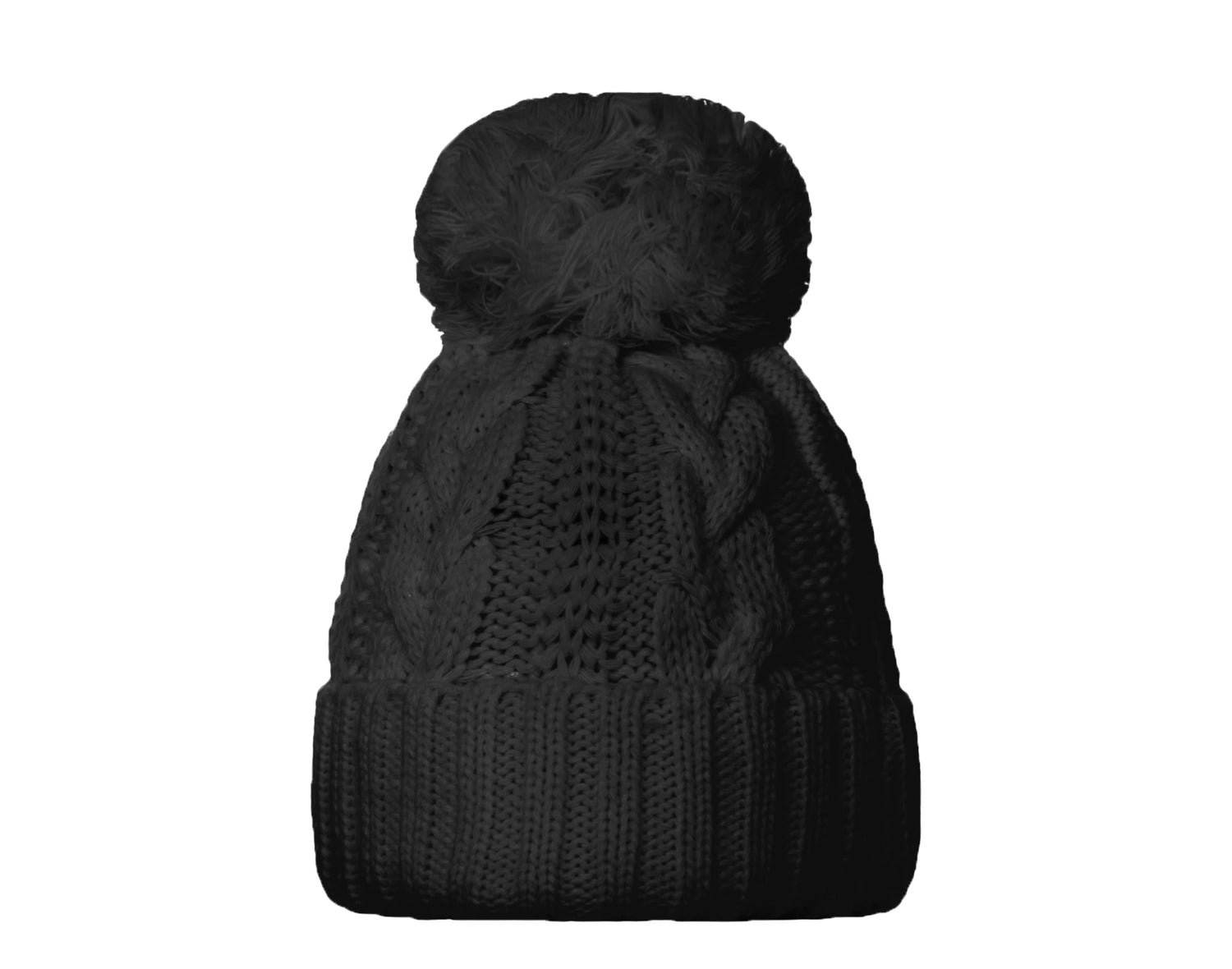 Invicta Tuque Pom-Pom Knit Cuffed Hat