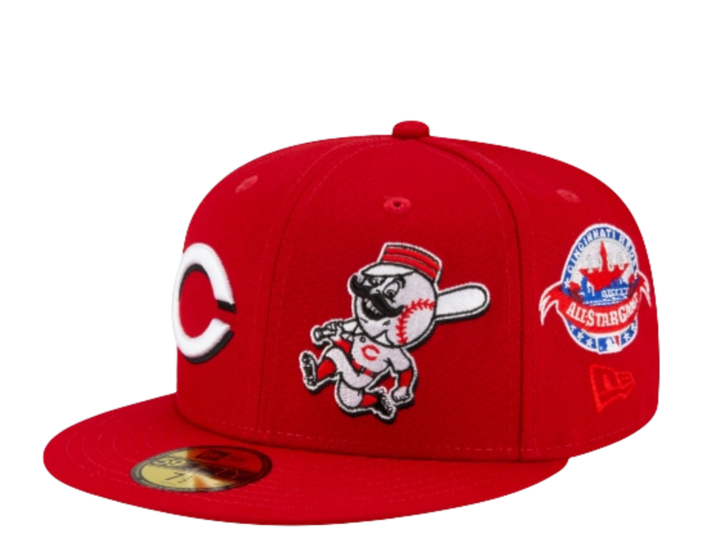 New Era 59Fifty MLB Cincinnati Red Patch Pride Fitted Hat