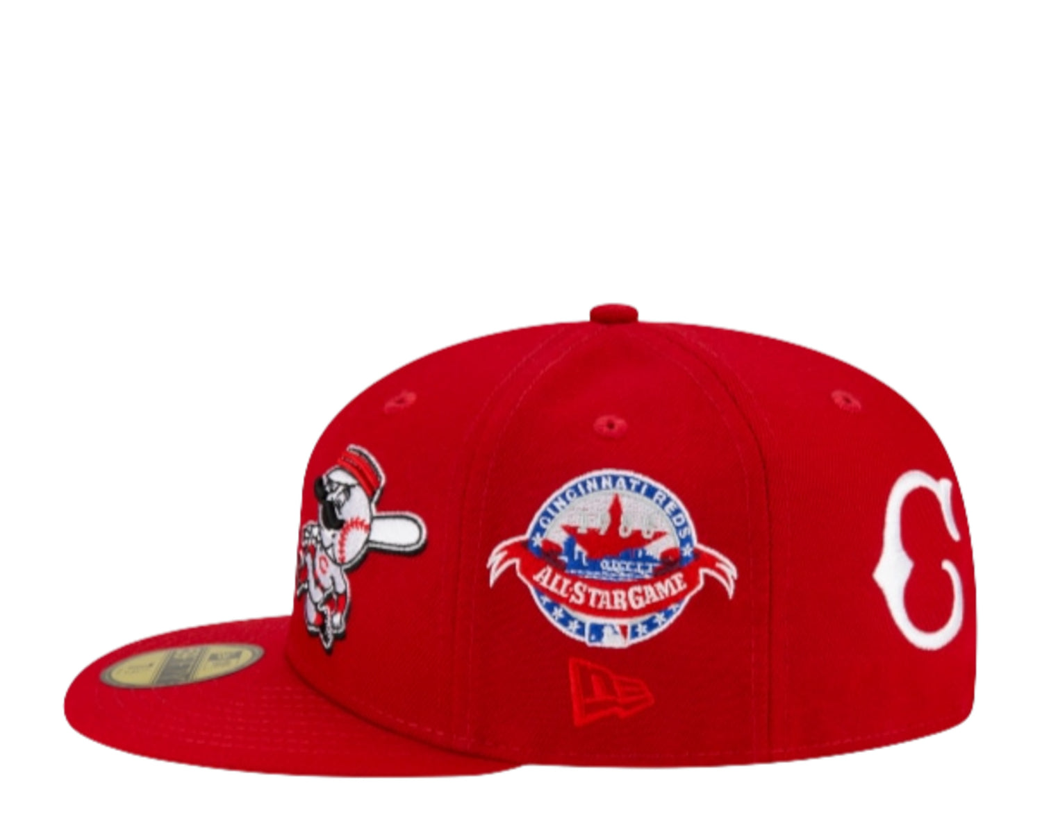 New Era 59Fifty MLB Cincinnati Red Patch Pride Fitted Hat