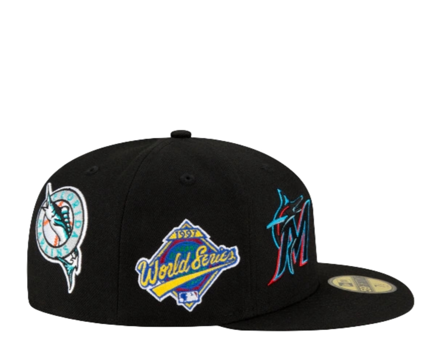 New Era 59Fifty MLB Miami Marlins Patch Pride Fitted Hat