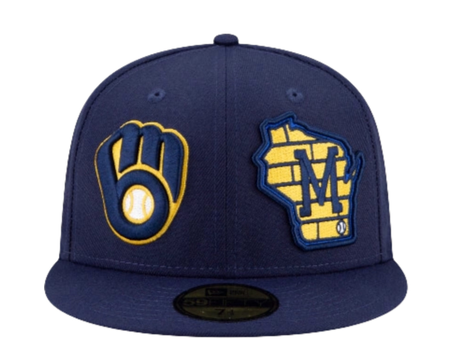 New Era 59Fifty MLB Milwaukee Brewers Patch Pride Fitted Hat