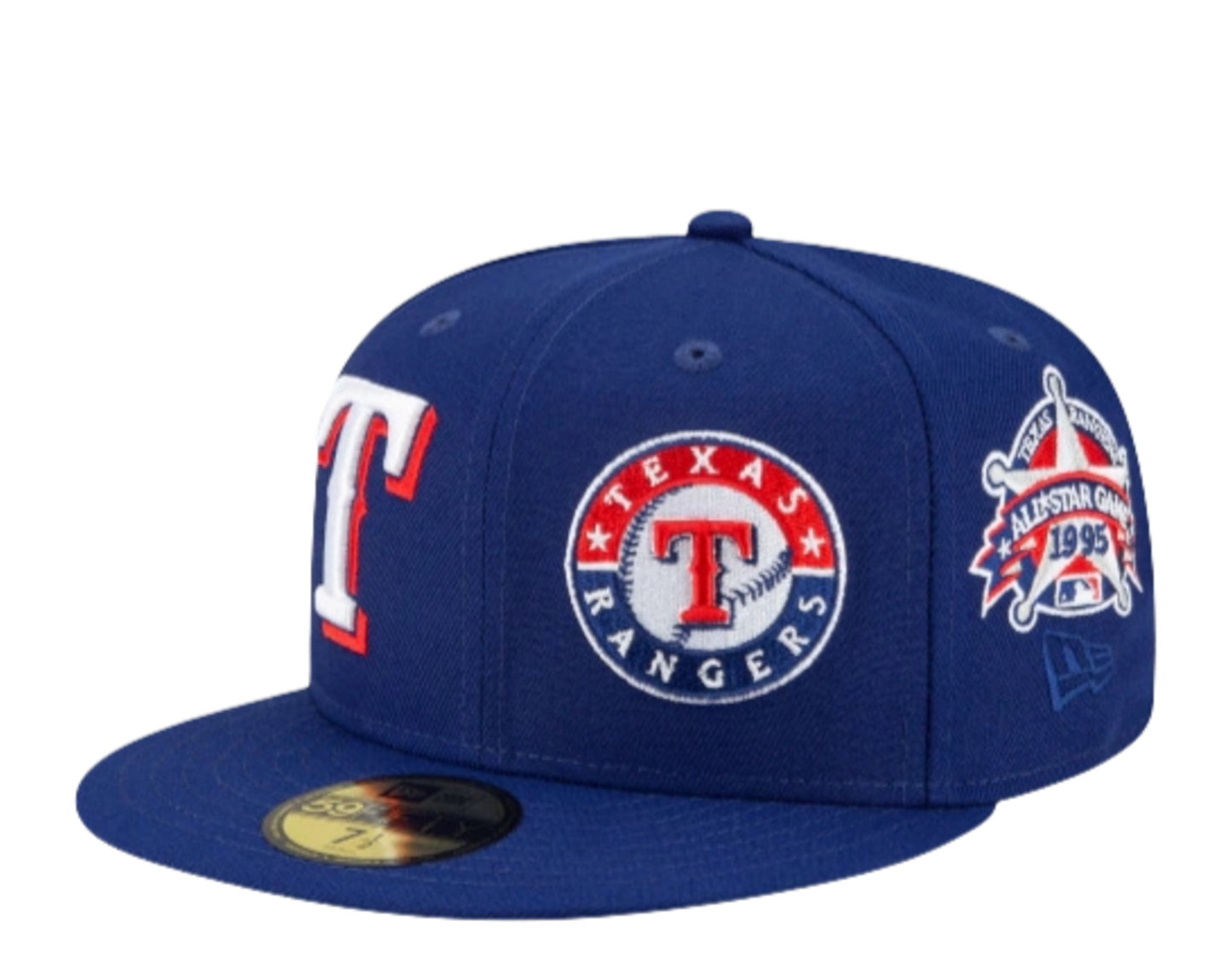 New Era 59Fifty MLB Texas Rangers Patch Pride Fitted Hat