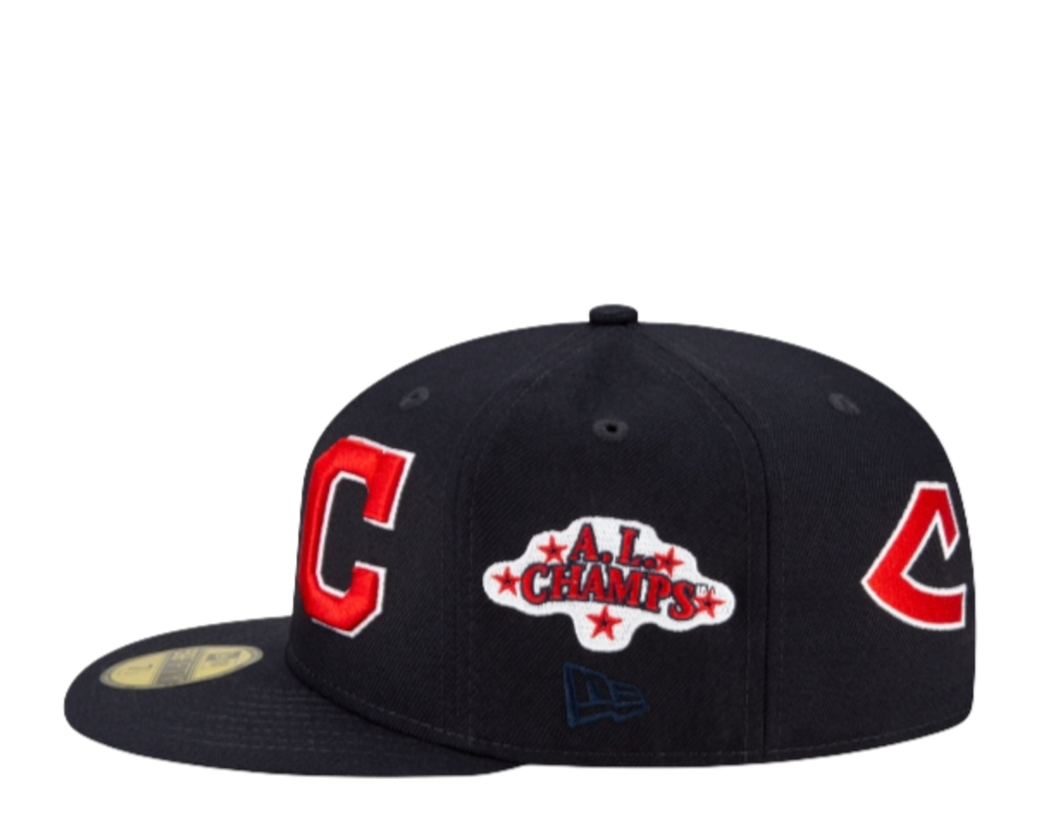 New Era 59Fifty MLB Cleveland Indians Patch Pride Fitted Hat