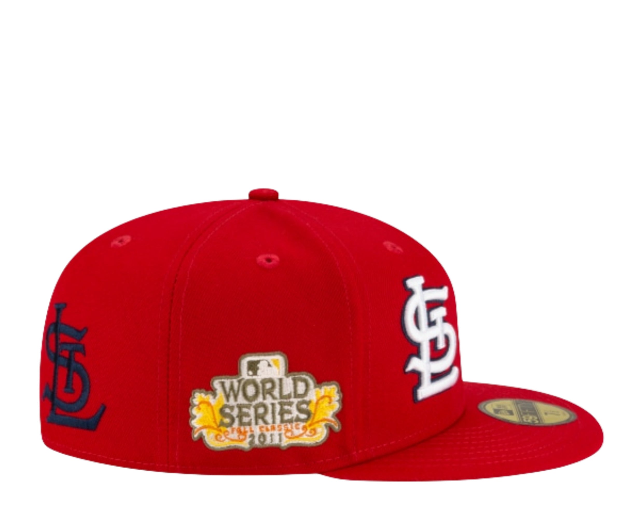 New Era Fitted Hat 7 3/8 MLB Club St. Louis Cardinals Exclusive Patch  Myfitteds