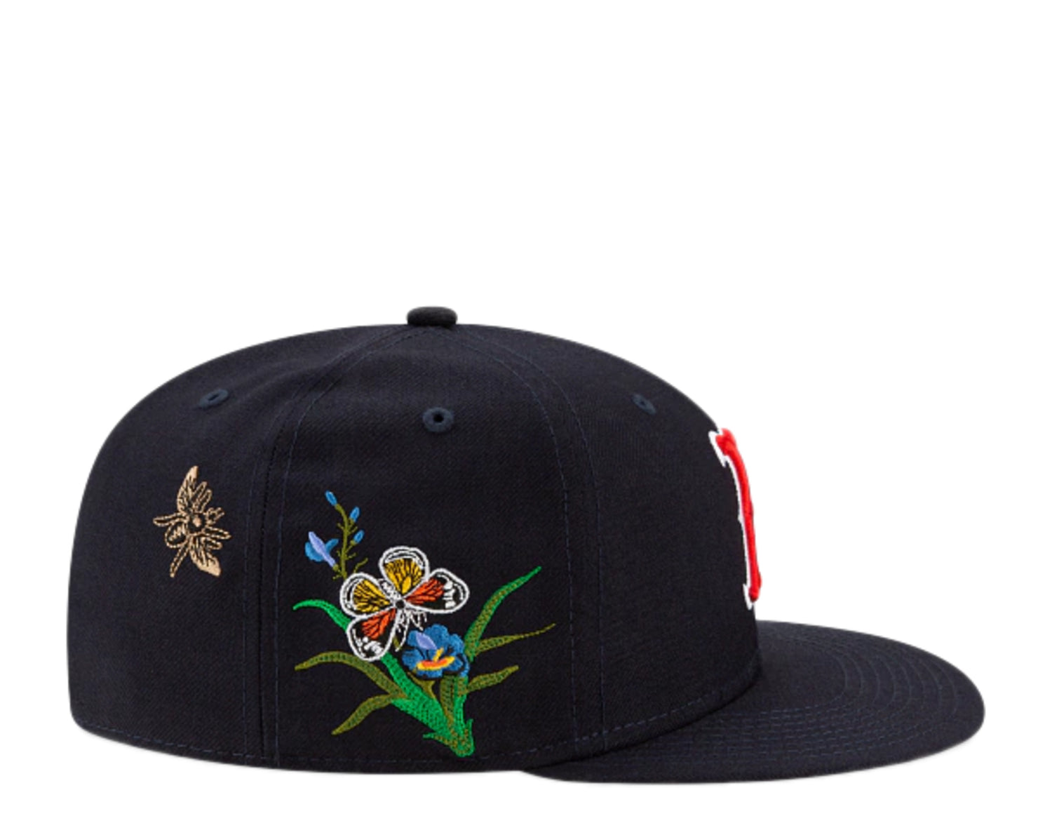 New Era x FELT x MLB 59Fifty Boston Red Sox Butterfly Garden Fitted Hat W/ Grey Undervisor