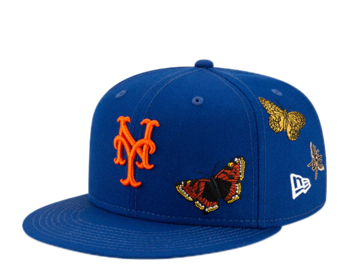 New Era x FELT x MLB 59Fifty New York Mets Butterfly Garden Fitted Hat W/ Grey Undervisor