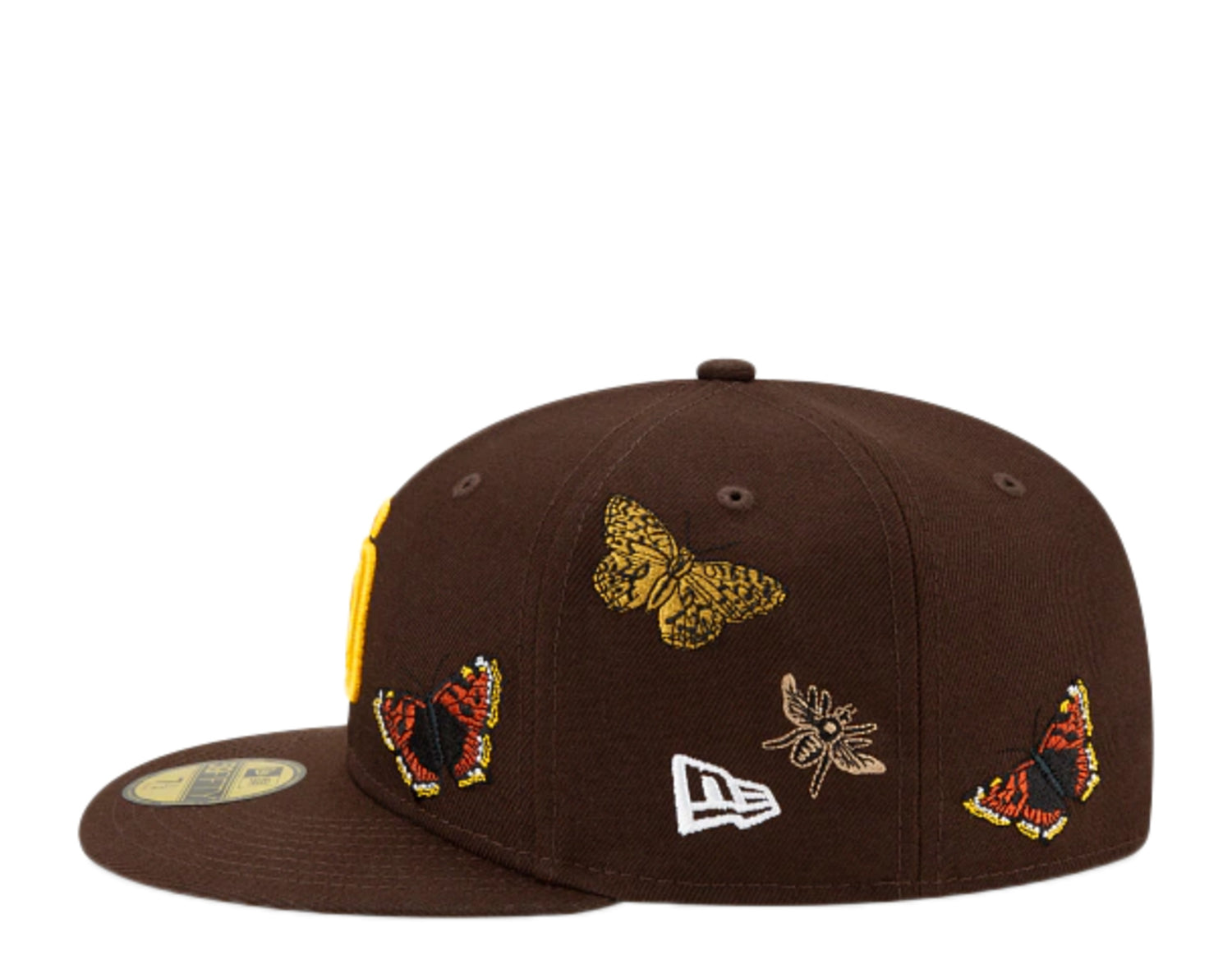 New Era x FELT x MLB 59Fifty San Diego Padres Butterfly Garden Fitted Hat W/ Grey Undervisor