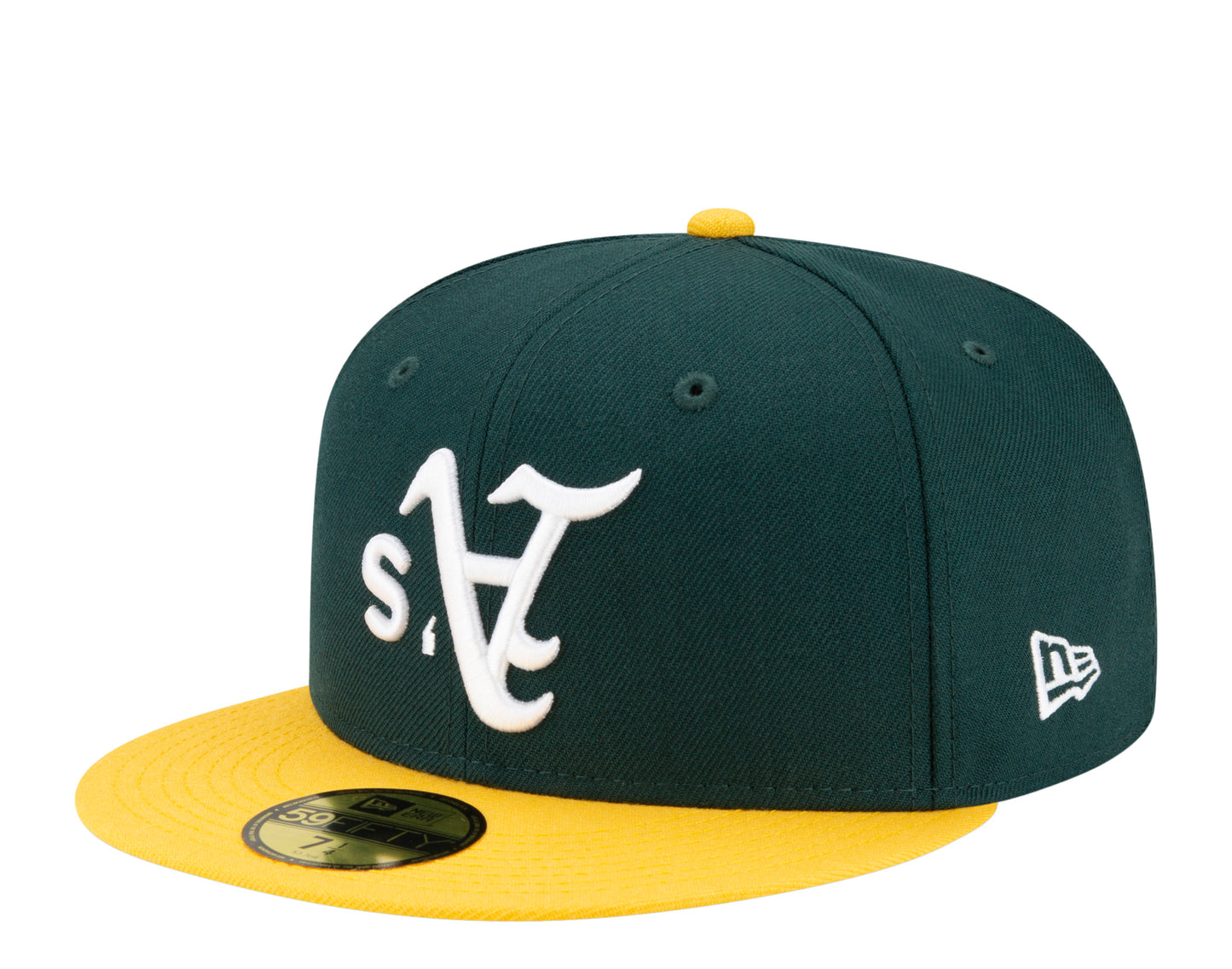 New Era 59Fifty MLB Oakland Athletics Upside Down Logo Fitted Hat