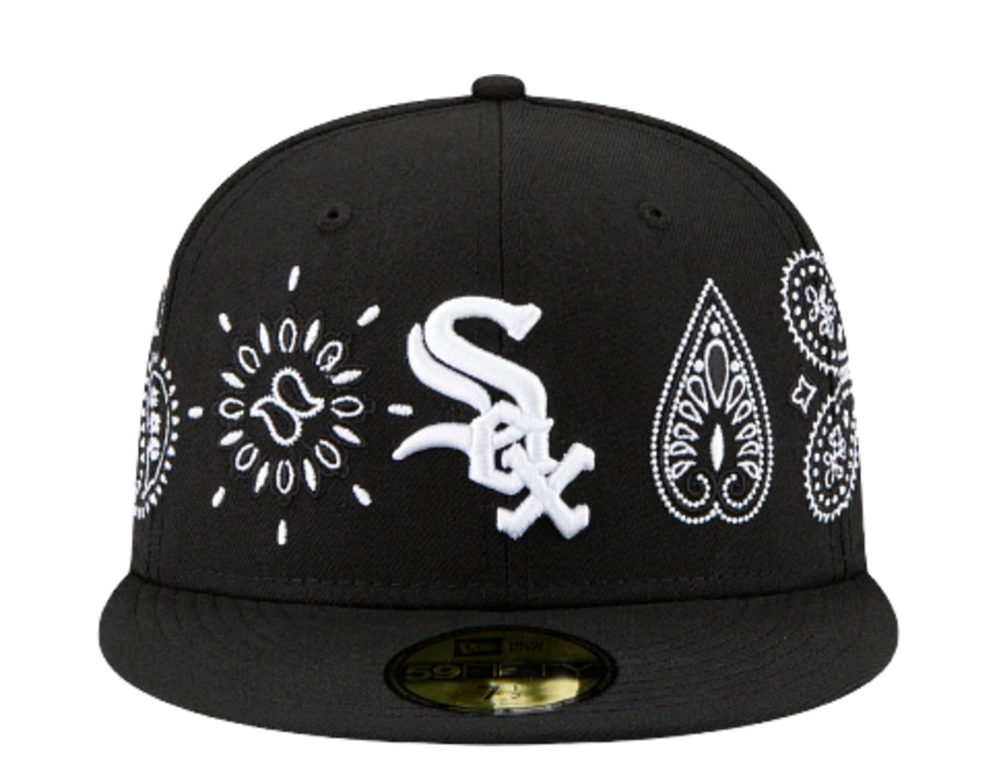 New Era 59Fifty MLB Chicago White Sox Paisley Elements Fitted Hat W/ Grey Undervisor
