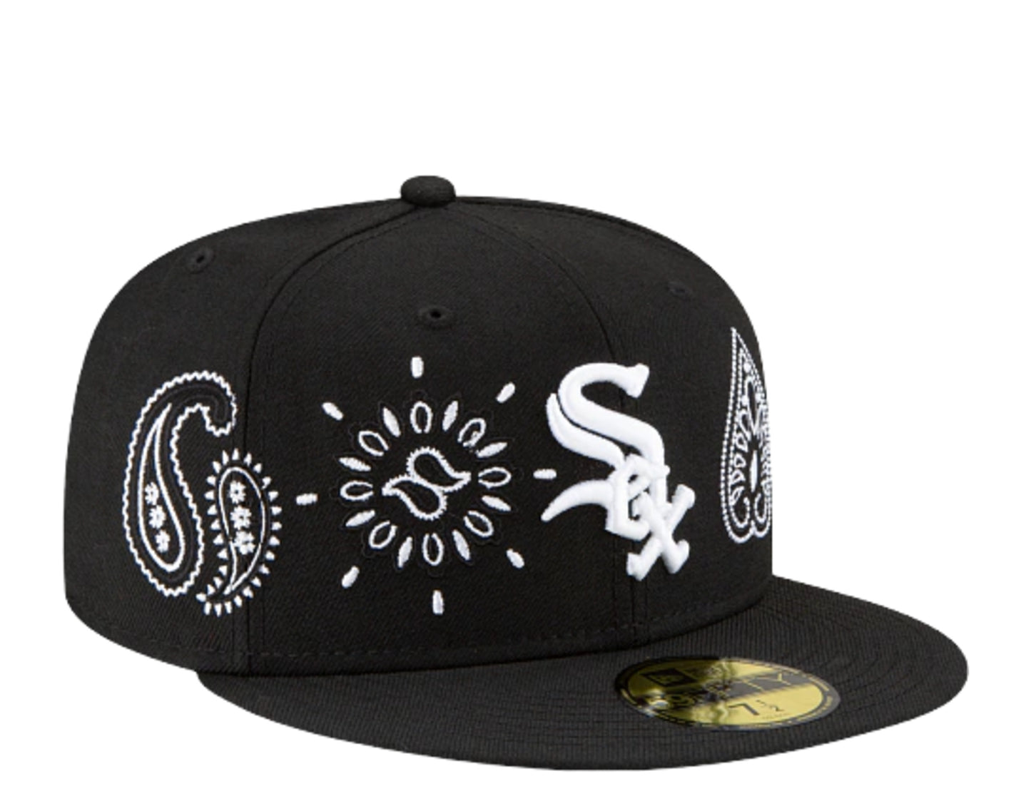 New Era 59Fifty MLB Chicago White Sox Paisley Elements Fitted Hat W/ Grey Undervisor