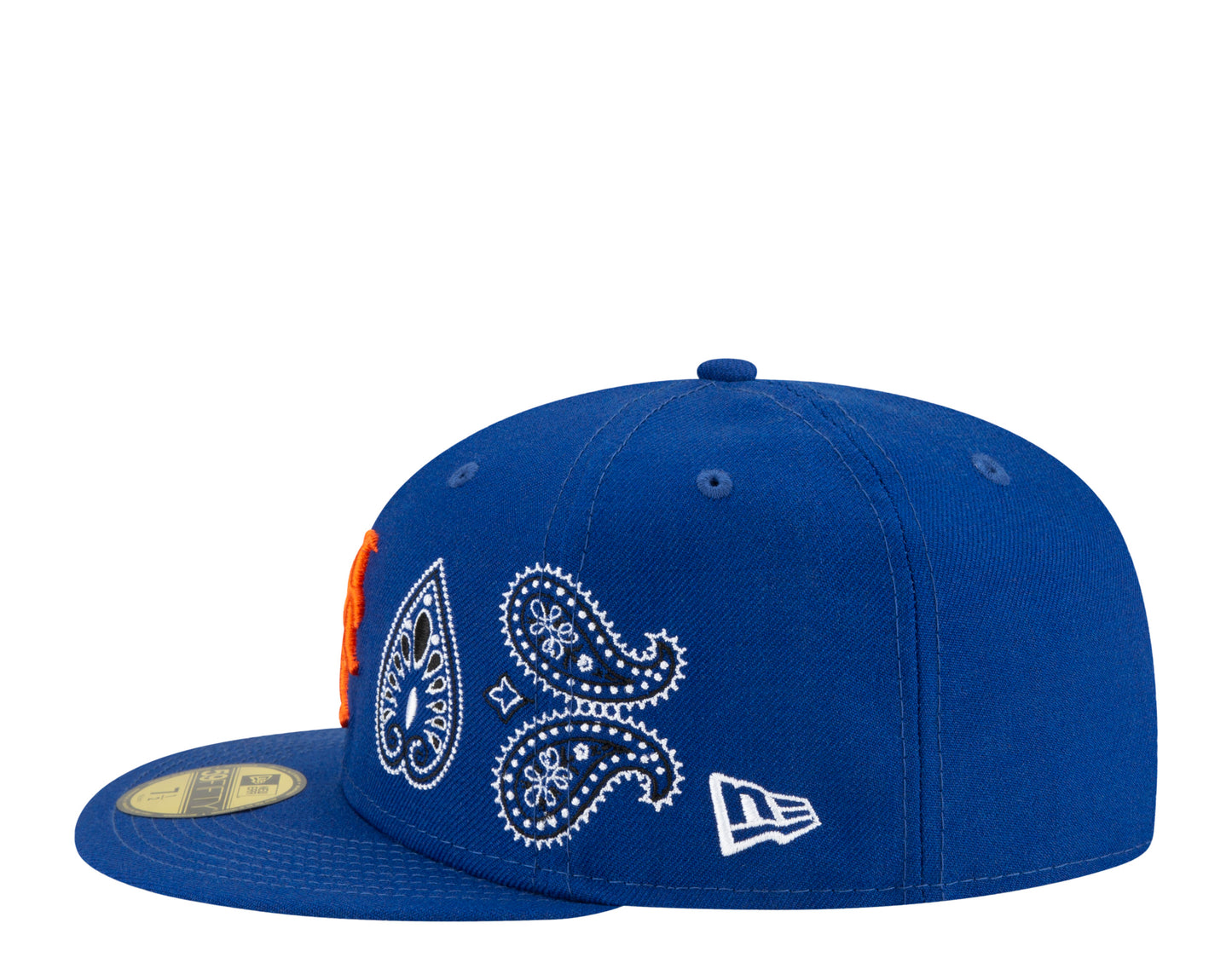 New Era 59Fifty MLB New York Mets Paisley Elements Fitted Hat W/ Green Undervisor