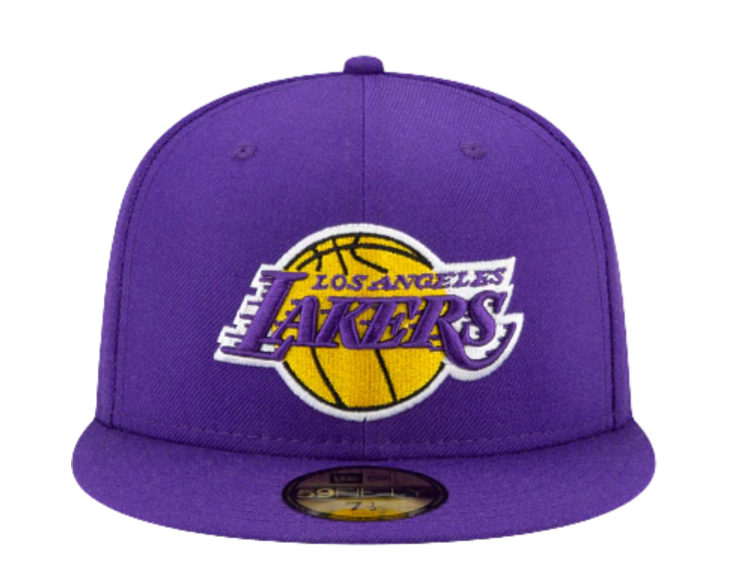 New Era 59Fifty NBA Los Angeles Lakers Icy Side Patch Fitted Hat W/ Baby Blue Undervisor