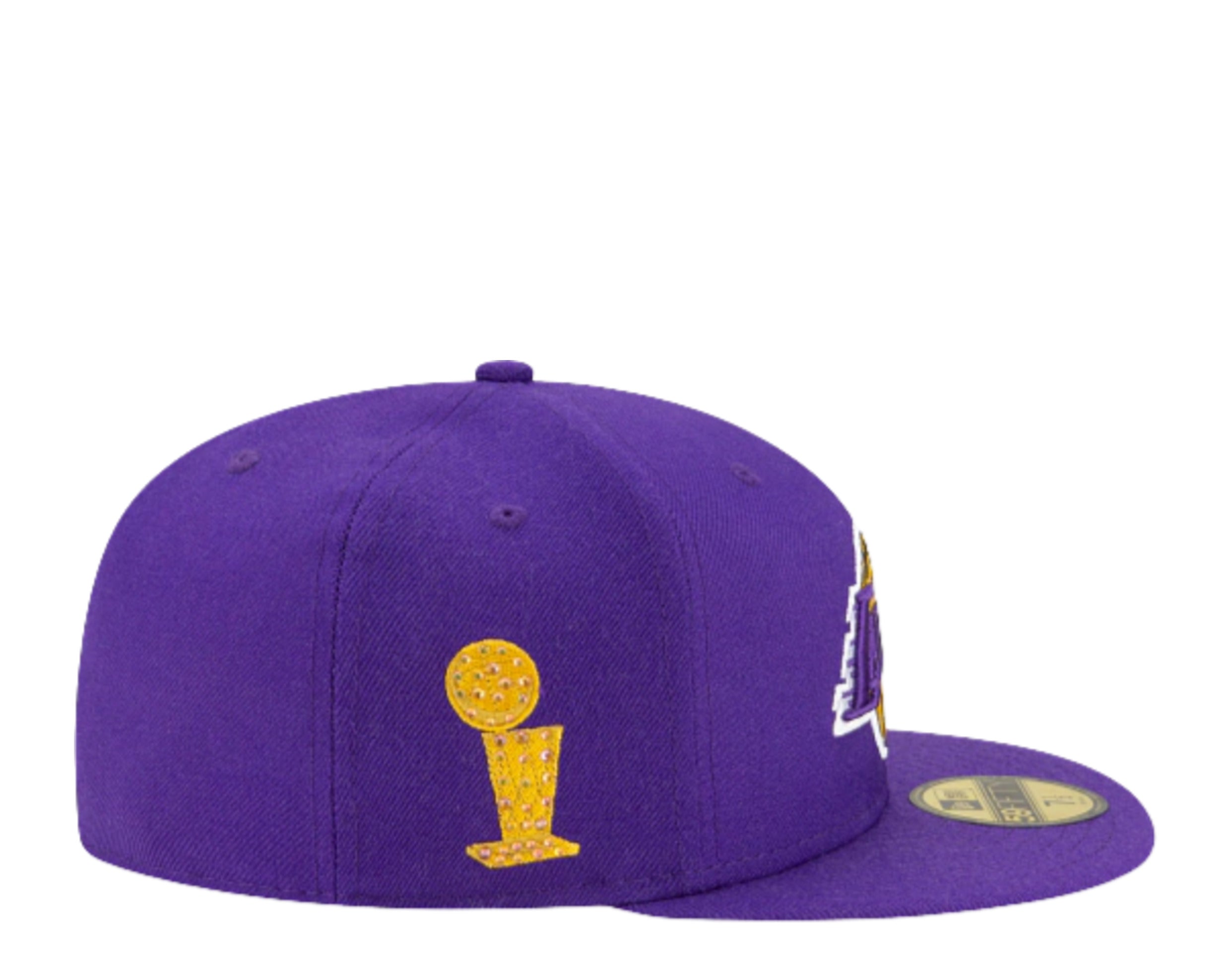 New Era Flat Brim 59FIFTY The Elements Water Pin Los Angeles Lakers NBA  Blue Fitted Cap