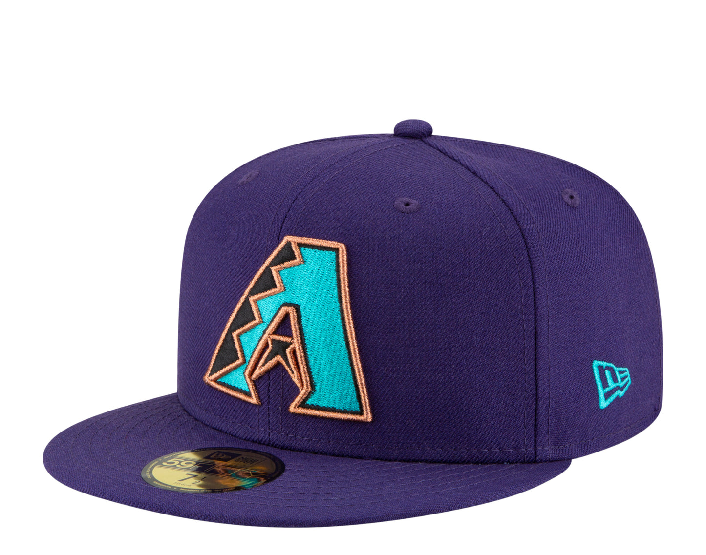 New Era 59Fifty MLB Arizona Diamondbacks Icy 2011 ASG Side Patch Fitted Hat W/ Baby Blue Undervisor