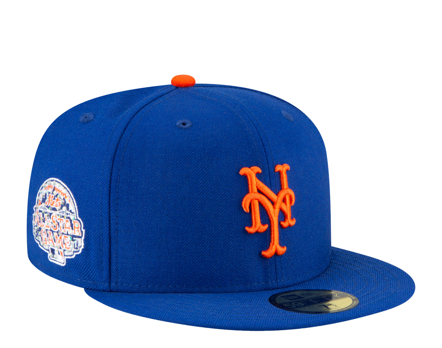 New Era 59Fifty MLB New York Mets Icy 2013 ASG Side Patch Fitted Hat W/ Baby Blue Undervisor