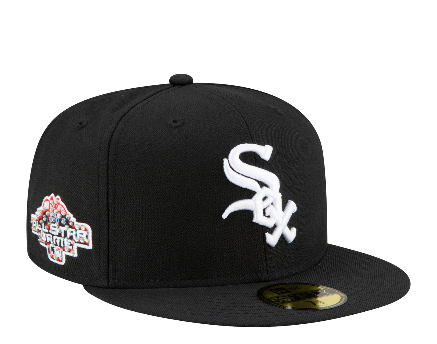New Era 59Fifty MLB Chicago White Sox Icy 2003 ASG Side Patch Fitted Hat W/ Baby Blue Undervisor