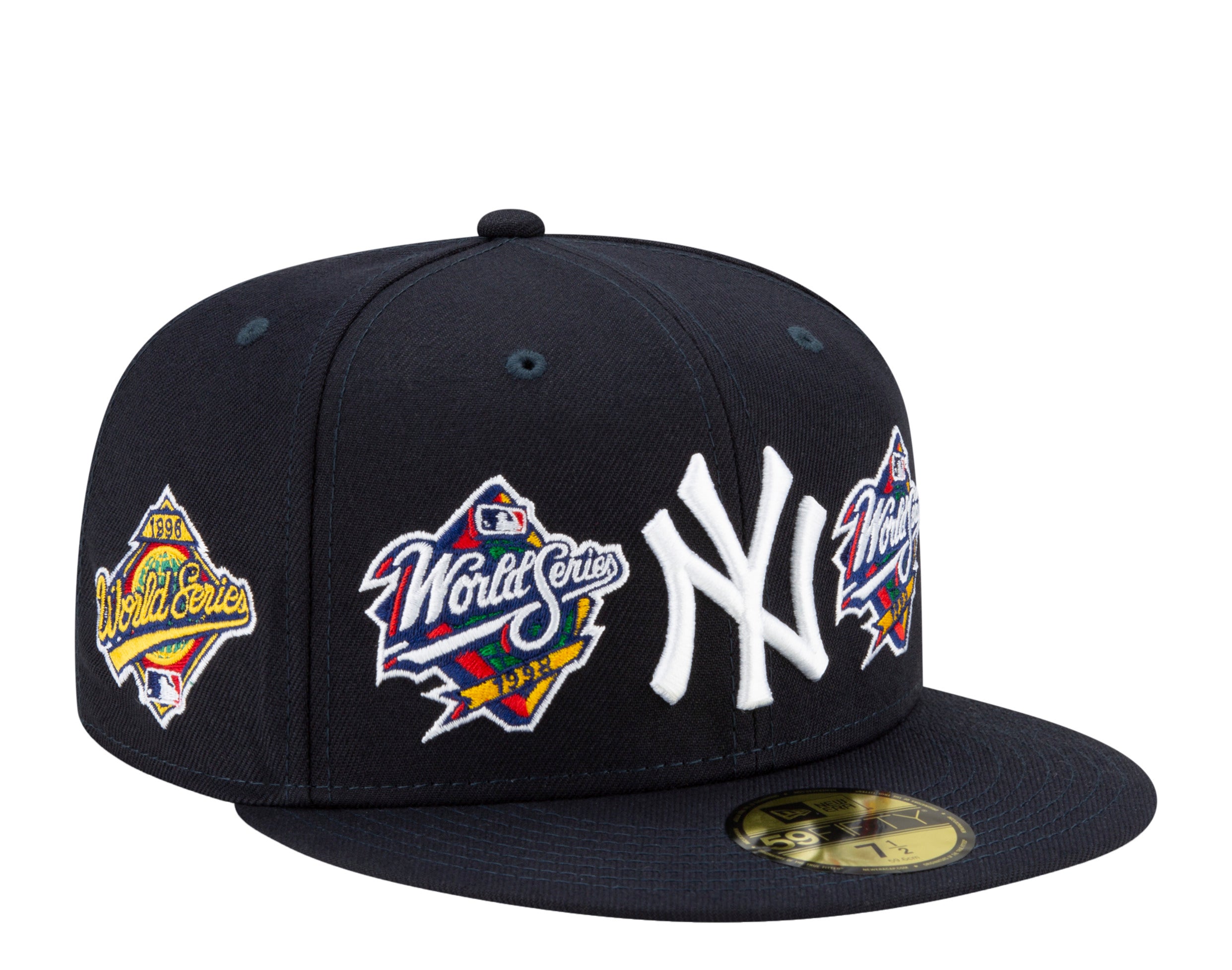 New Era 59Fifty MLB New York Yankees World Champions Fitted Hat W/ Grey  Undervisor