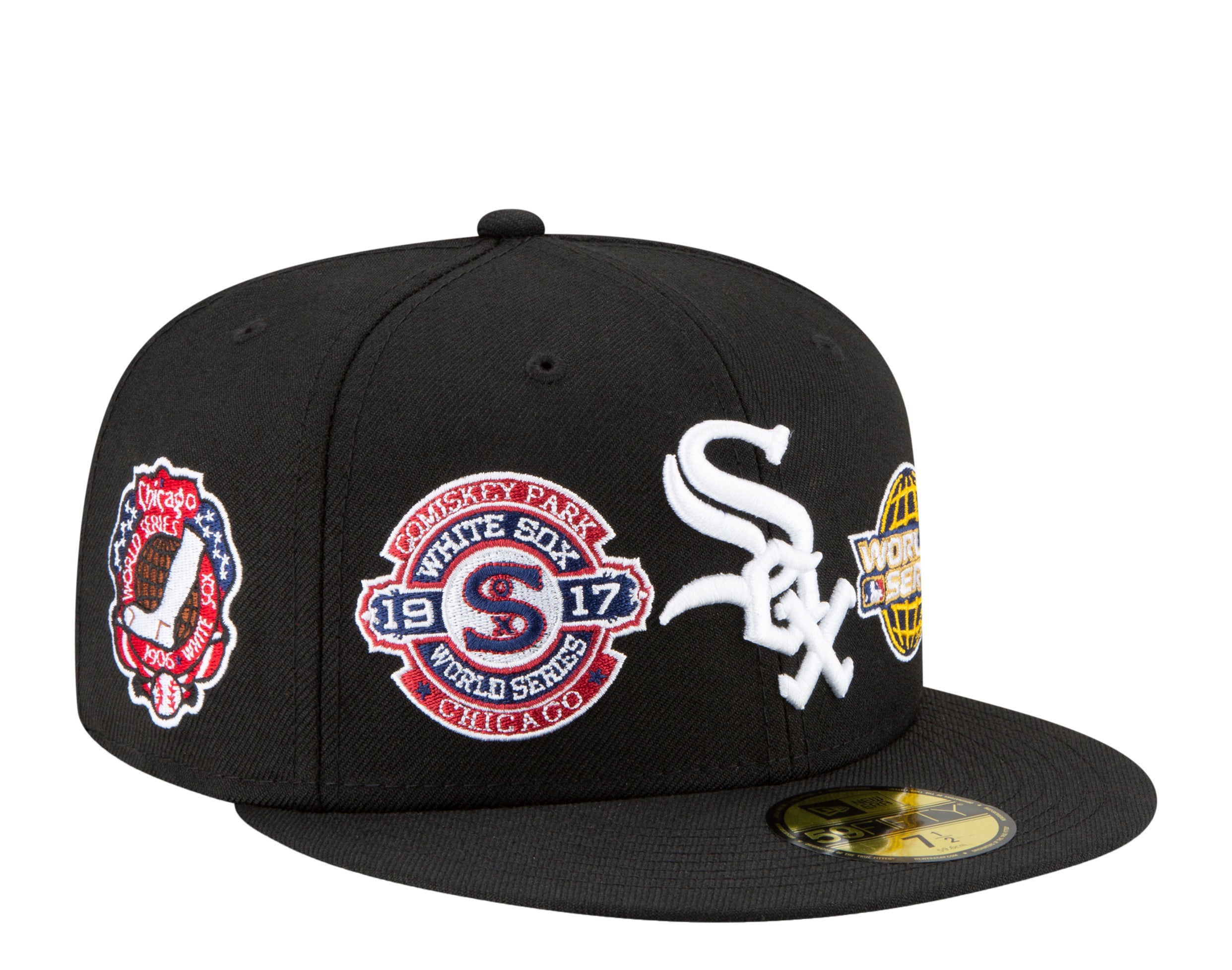 New Era 59Fifty MLB Chicago White Sox World Champions Fitted Hat W/ Grey  Undervisor