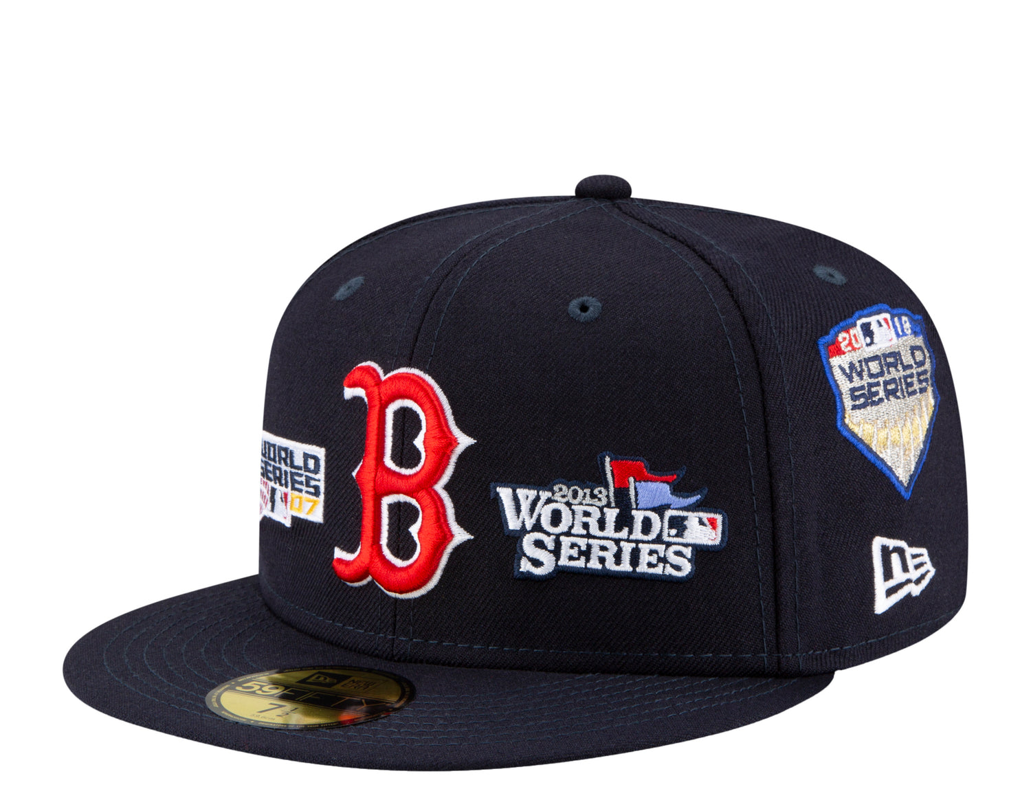 New Era 59Fifty MLB Boston Red Sox World Champions Fitted Hat W/ Grey Undervisor