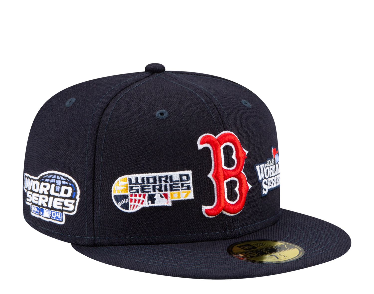 New Era 59Fifty MLB Boston Red Sox World Champions Fitted Hat W/ Grey Undervisor