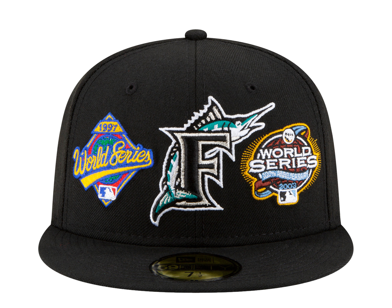 New Era 59Fifty MLB Florida Marlins World Champions Fitted Hat W/ Grey Undervisor