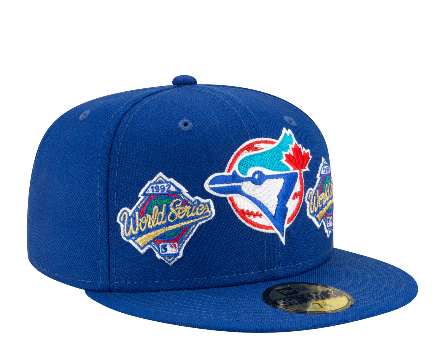 New Era 59Fifty MLB Toronto Blue Jays World Champions Fitted Hat W/ Grey Undervisor