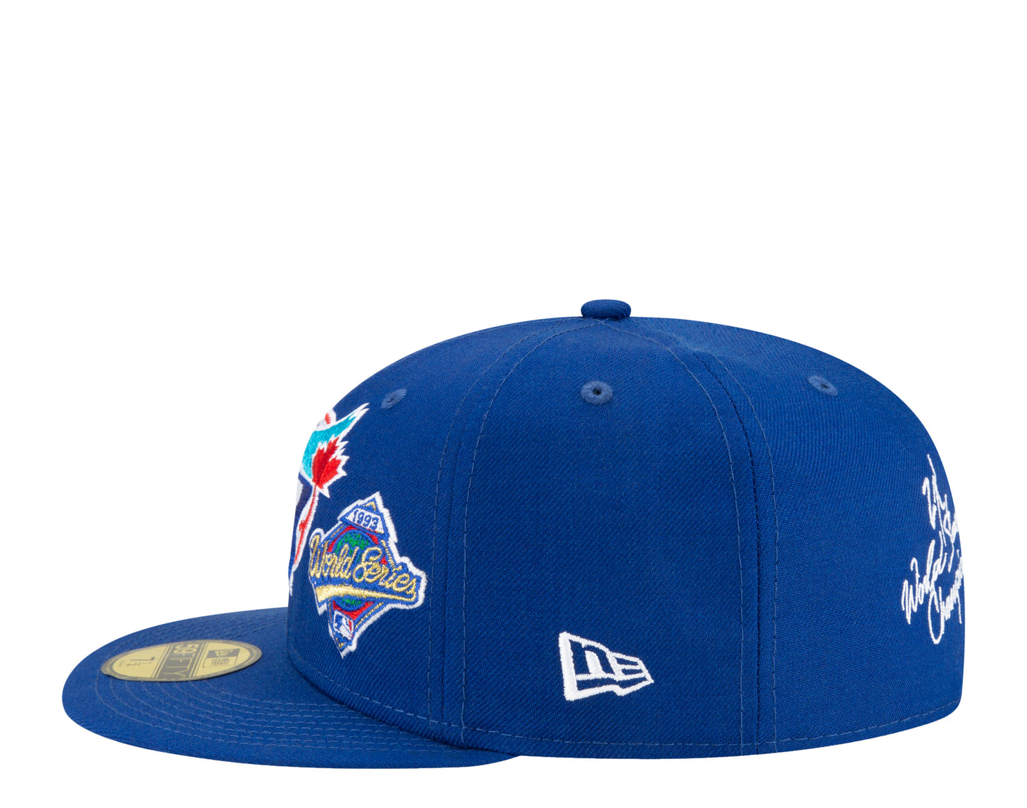 New Era 59Fifty MLB Toronto Blue Jays World Champions Fitted Hat W/ Grey Undervisor