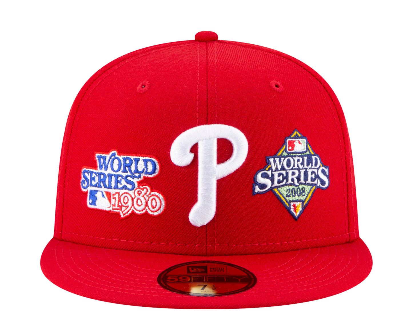 New Era 59Fifty MLB Philadelphia Phillies World Champions Fitted Hat W/ Grey Undervisor