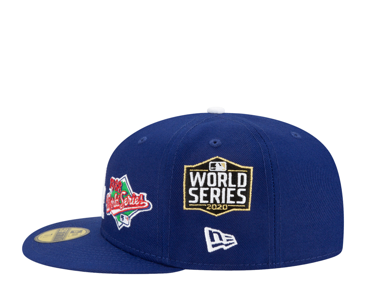 New Era 59Fifty MLB Los Angeles Dodgers World Champions Fitted Hat W/ Grey Undervisor