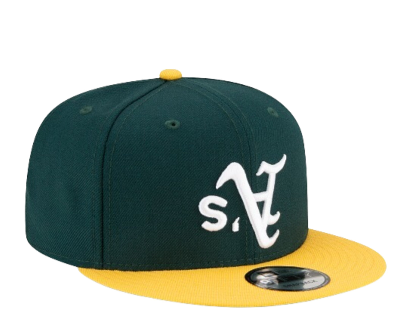 New Era 9Fifty MLB Oakland Athletics Upside Down Logo Snapback Hat
