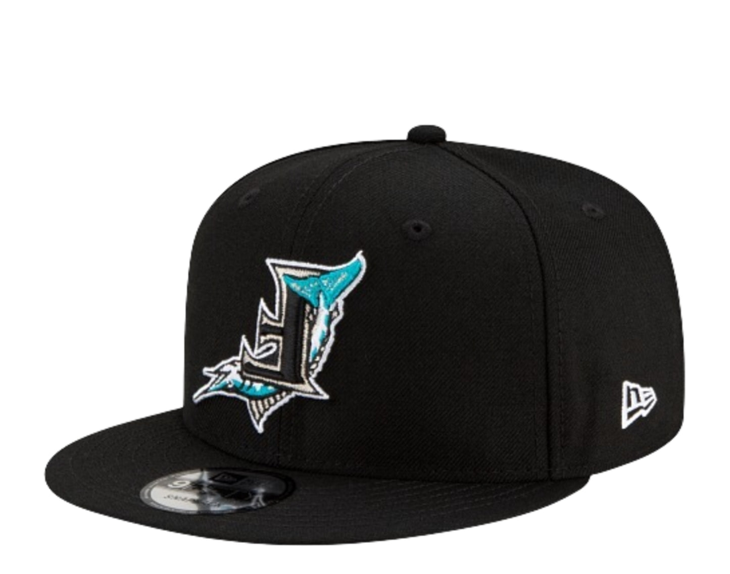New Era 9Fifty MLB Florida Marlins Upside Down Logo Snapback Hat