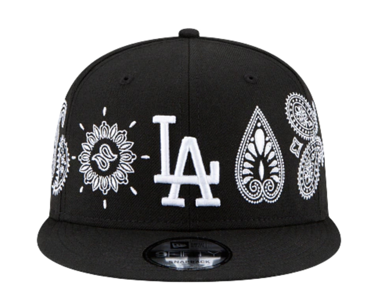 New Era 9Fifty MLB Los Angeles Dodgers Paisley Elements Snapback Hat W/ Grey Undervisor