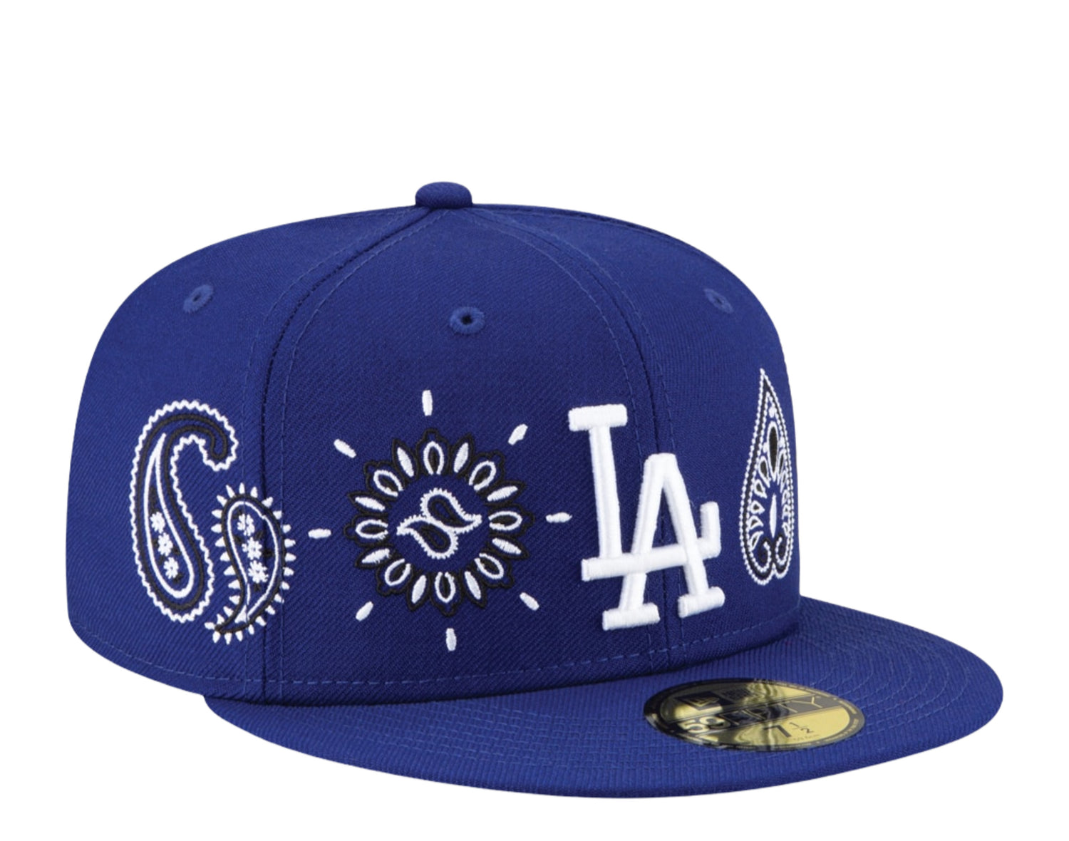 New Era 9Fifty MLB Los Angeles Dodgers Paisley Elements Snapback Hat W/ Green Undervisor