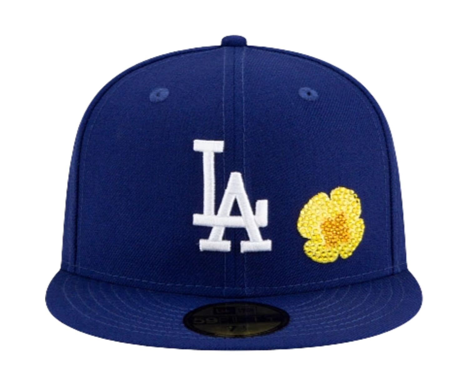 New Era 59Fifty MLB Los Angeles Dodgers Crystal Icon Rhinestone Fitted Hat