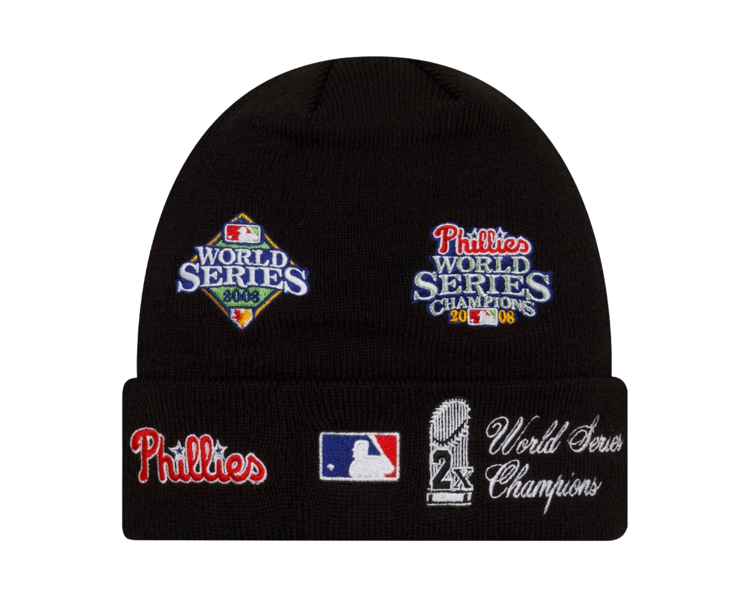 New Era MLB Philadelphia Phillies Champion Patches Knit Cuff Beanie