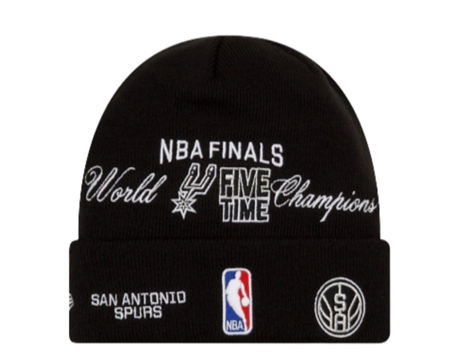 New Era NBA San Antonio Spurs Champion Patches Knit Cuff Beanie