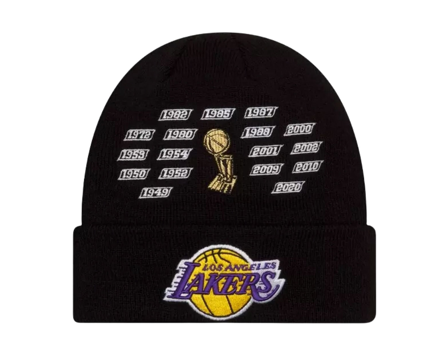 New Era NBA Los Angeles Lakers Champion Patches Knit Cuff Beanie
