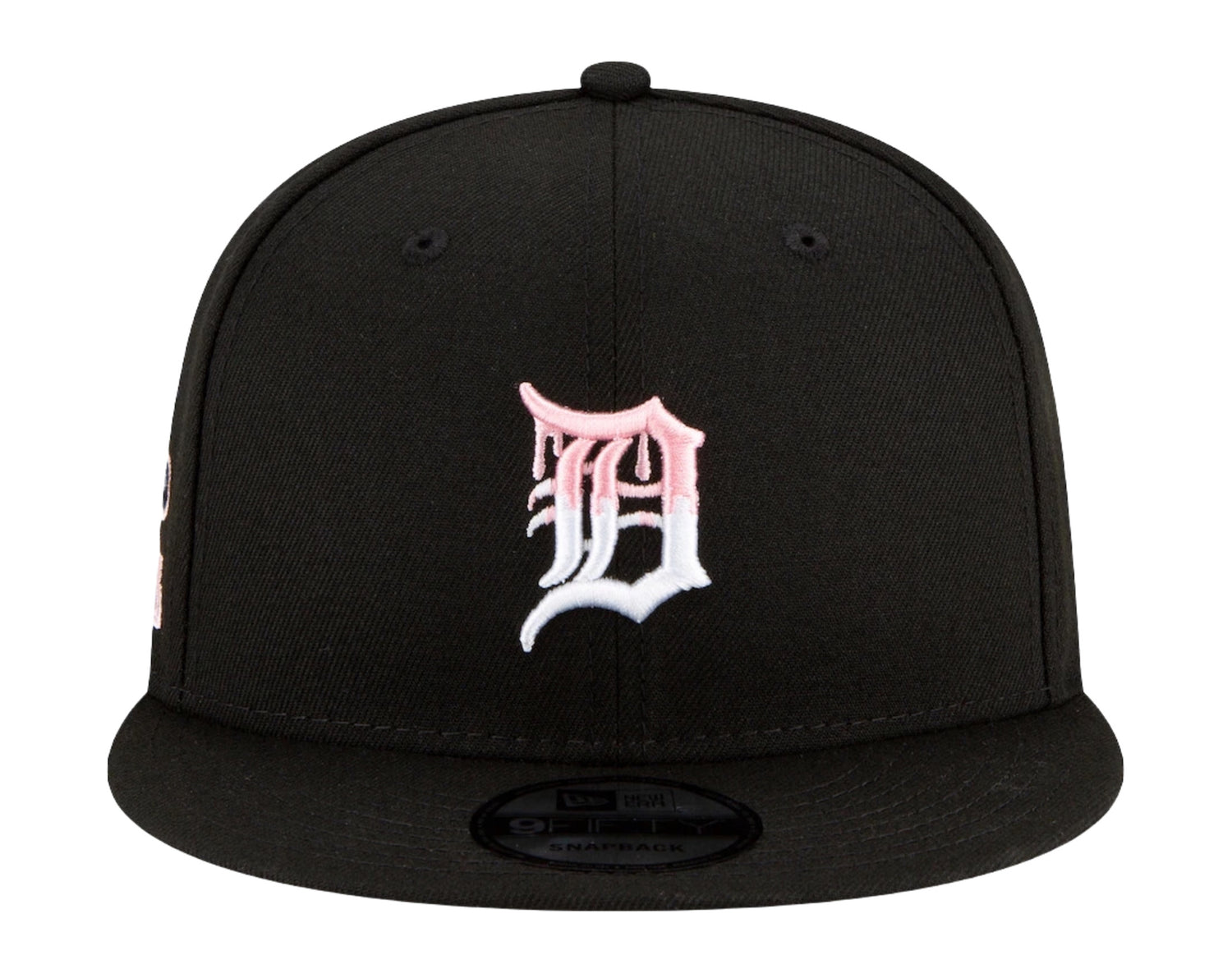 New Era 9Fifty MLB Detroit Tigers Team Drip Snapback Hat W/ Pink Undervisor