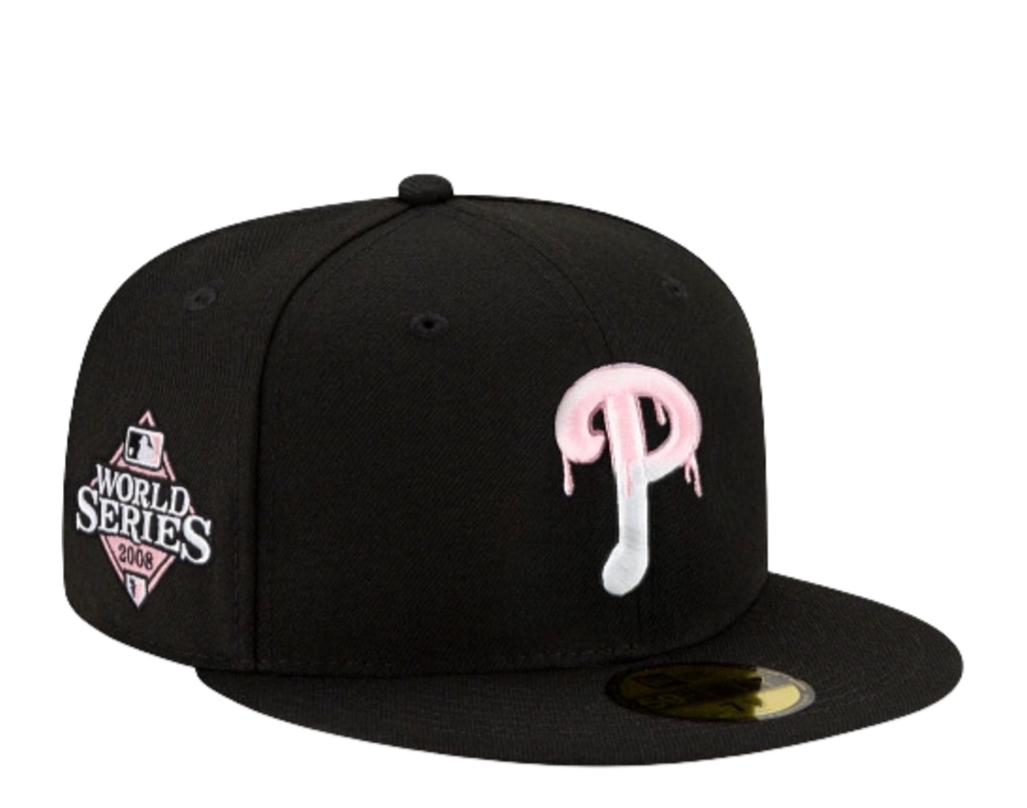 New Era 9Fifty MLB Philadelphia Phillies Team Drip Snapback Hat W/ Pink Undervisor