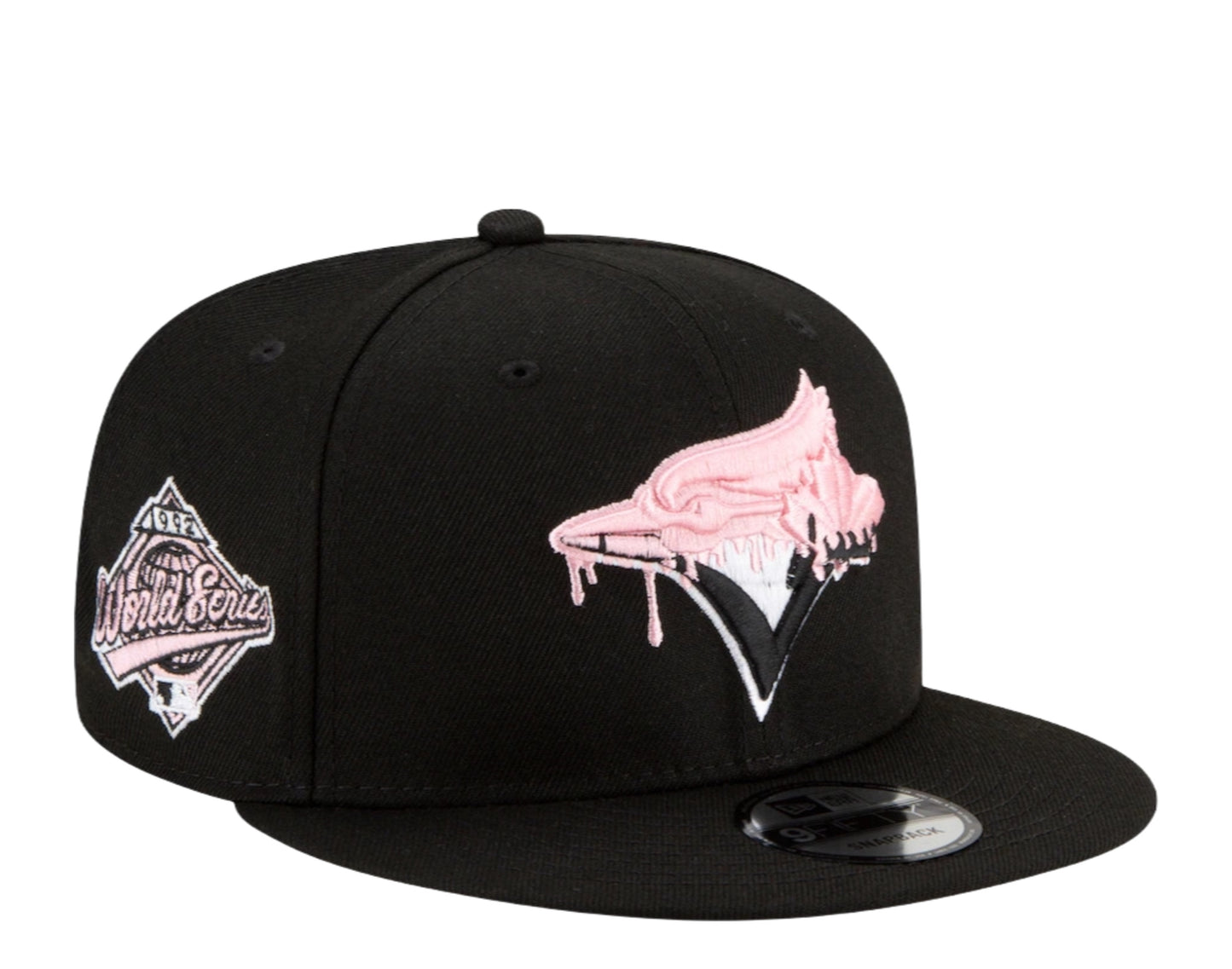 New Era Toronto Blue Jays Pink Drip Logo 9FIFTY Snapback Hat