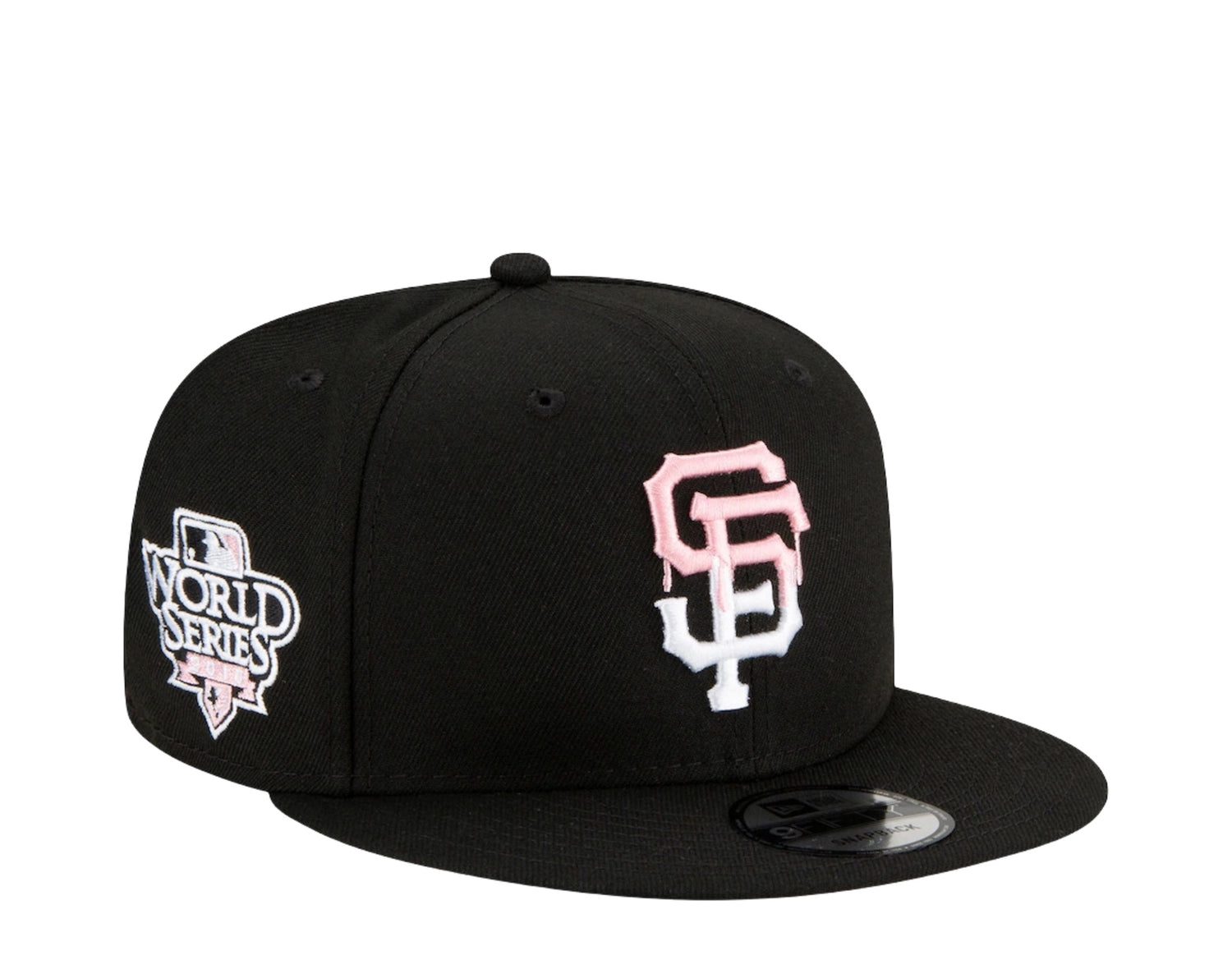 New Era 9Fifty MLB San Francisco Giants Team Drip Snapback Hat W/ Pink Undervisor