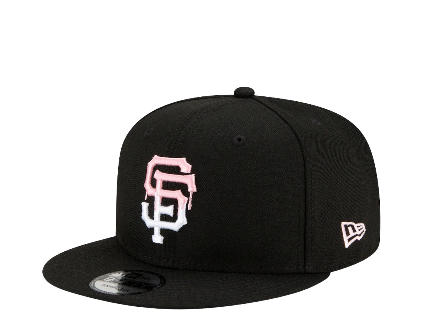 New Era 9Fifty MLB San Francisco Giants Team Drip Snapback Hat W/ Pink Undervisor