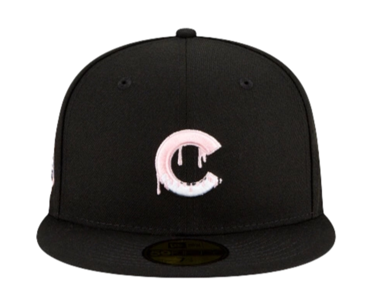 New Era 59Fifty MLB Chicago Cubs Team Drip Fitted Hat W/ Pink Undervisor