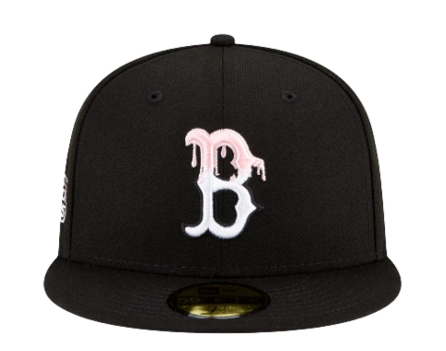 New Era 59Fifty MLB Boston Red Sox Team Drip Fitted Hat W/ Pink Undervisor