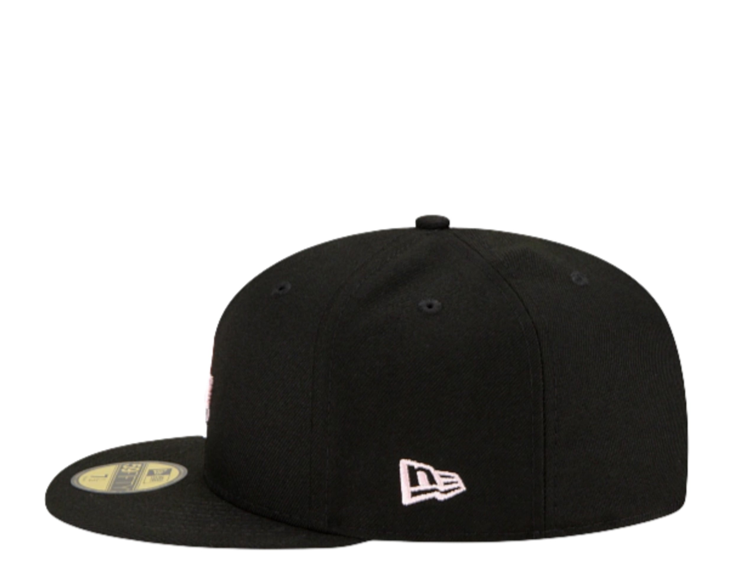 Minhshopvn  Nón MLB Bucket Hat Pink Black  3A5T0521N 50PKD