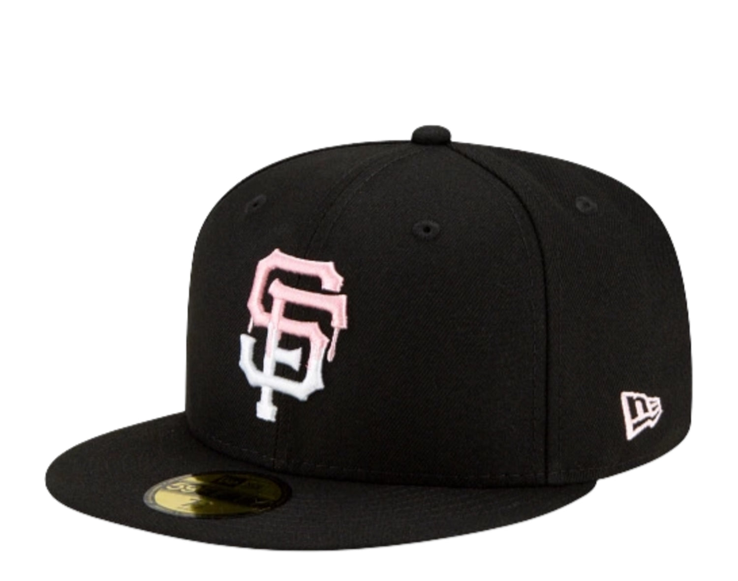 New Era 59Fifty MLB San Francisco Giants Team Drip Fitted Hat W/ Pink Undervisor