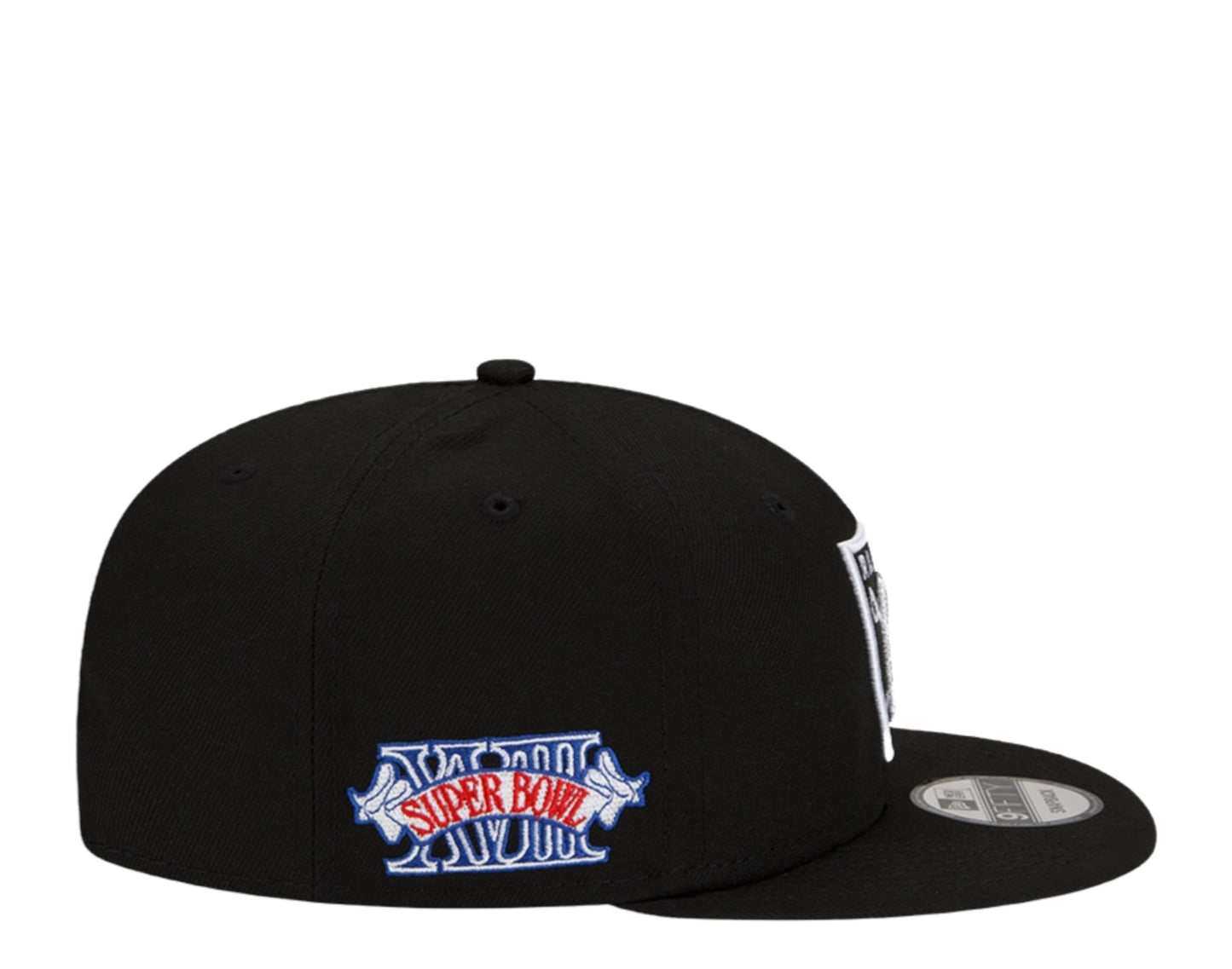 New Era 9Fifty NFL Las Vegas Raiders XVIIII Super Bowl Patch Up Snapback Hat