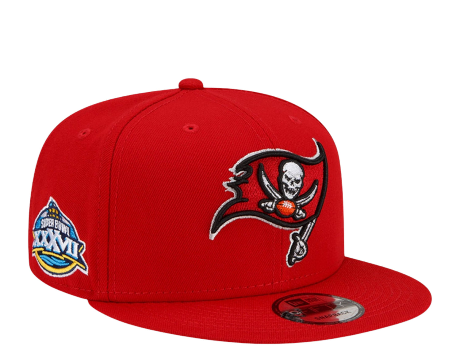 New Era 9Fifty NFL Tampa Bay Buccaneers XXXVII Super Bowl Patch Up Snapback Hat